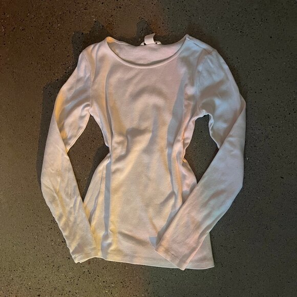 Small white H&M long sleeve - Picture 1 of 4